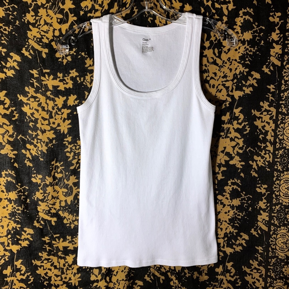 White Gap Tank Top